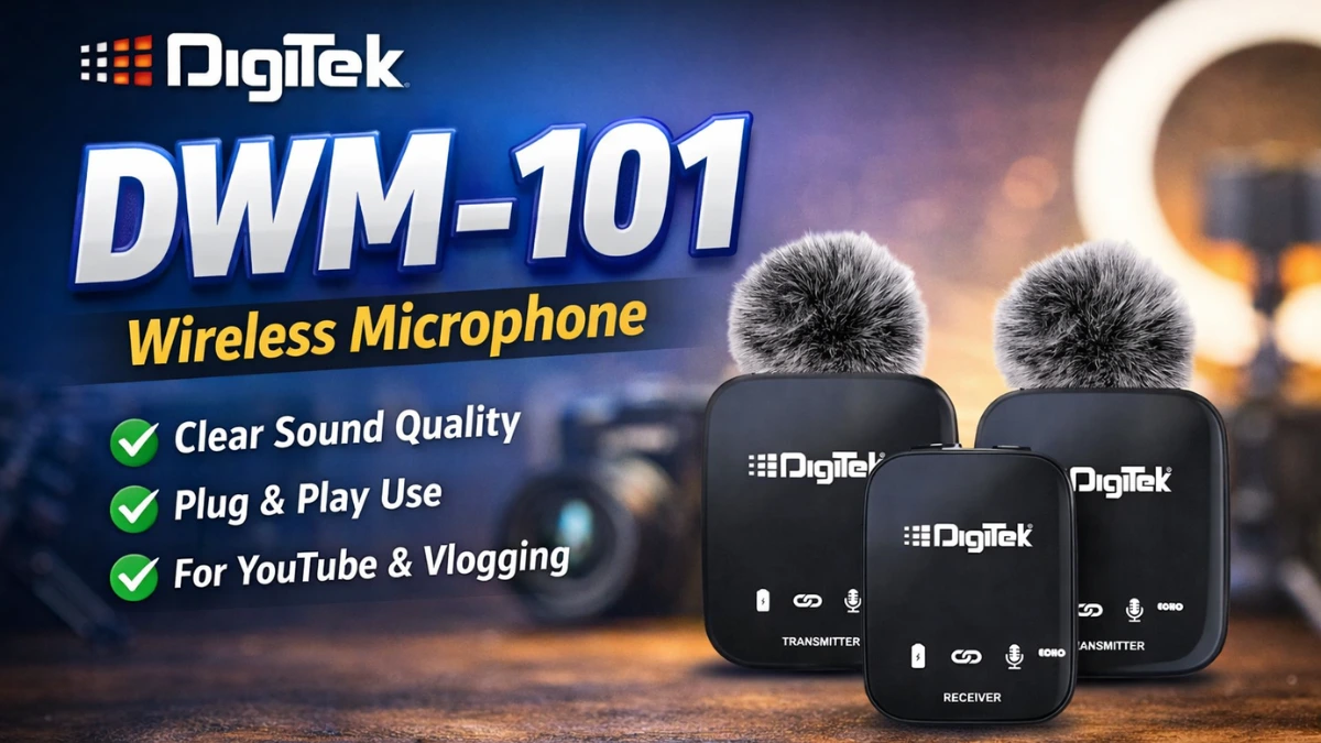 Digitek DWM-101 Wireless Microphone Review (2026) – Price, Features & Is It Worth It?